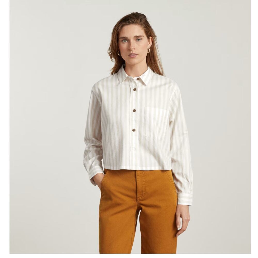Everlane Way Short Shirt in Silky Cotton